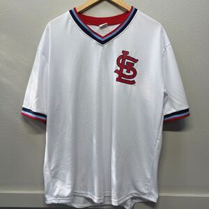 MLB St. Louis Cardinals Tom Pagonzzi Pullover Baseball Jersey SGA Sz XL